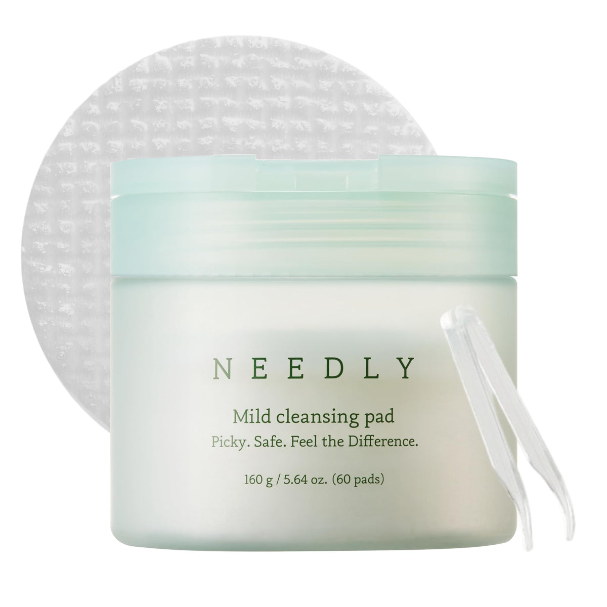 NEEDLY Mild Cleansing Pad packaging for easy daily use.