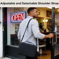 Neehows Sac Barbier – intérieur avec compartiments multiples pour tout organiser