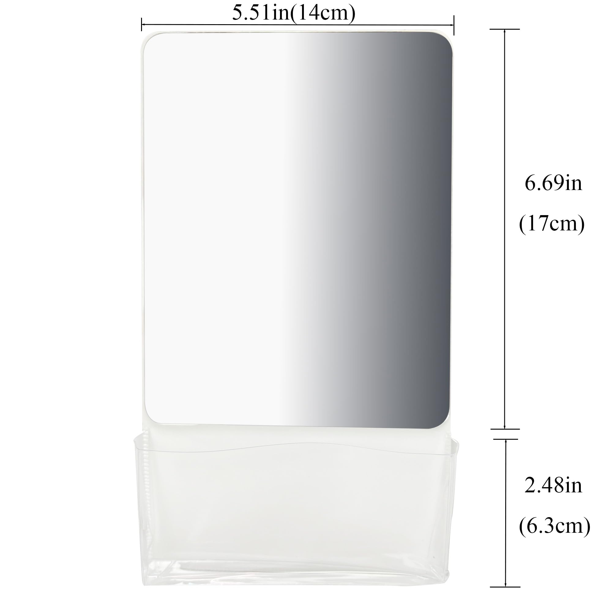 Neehows miroir s’adapte sur casier, réfrigérateur ou meuble.
