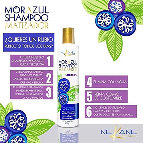 NEKANE Shampoing Morazul Matiseur – avant après pour des reflets plus frais