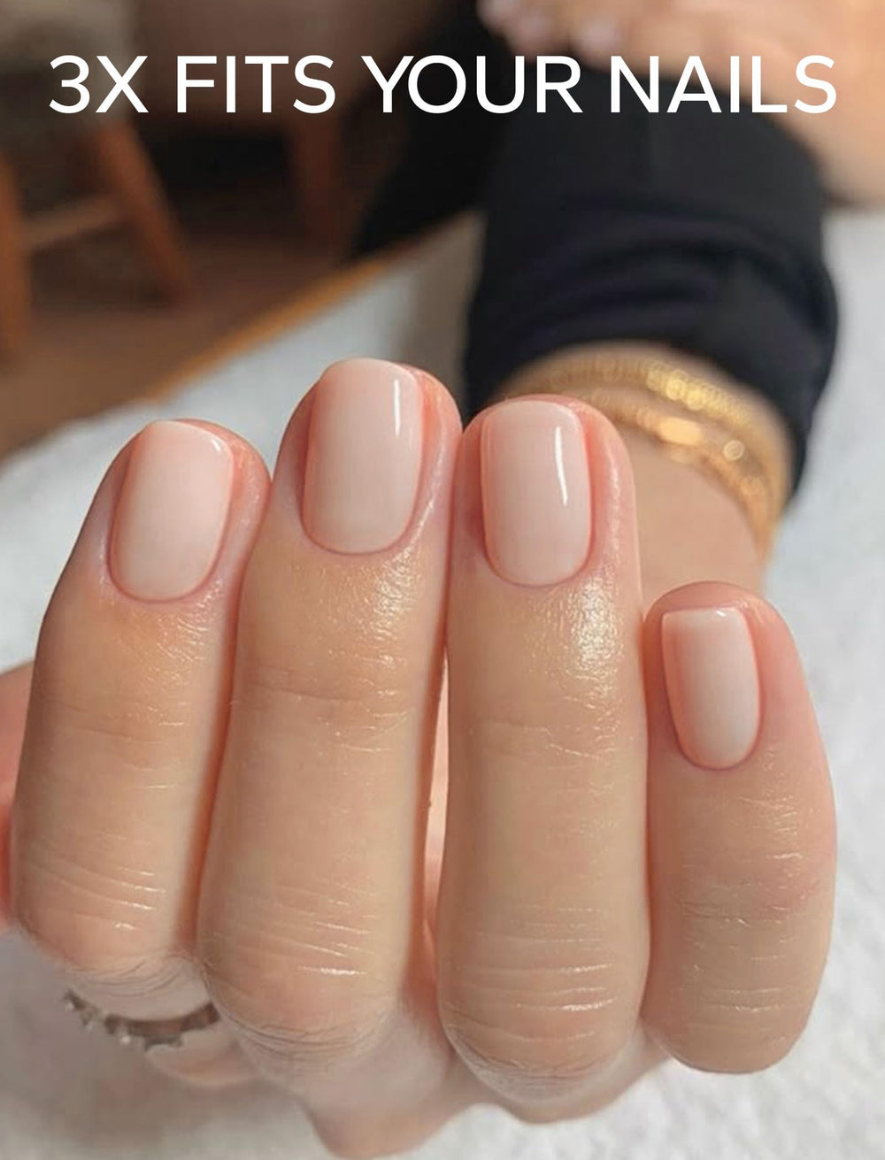 Nelaoco: strips vernis brillant effet 3D, finition salon à domicile.