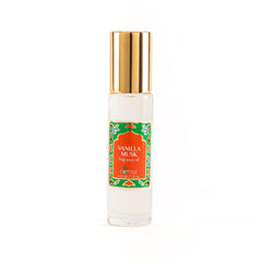 Nemat Vanilla Musk, bouteille à bille roulante élégante, parfum durable et délicat.