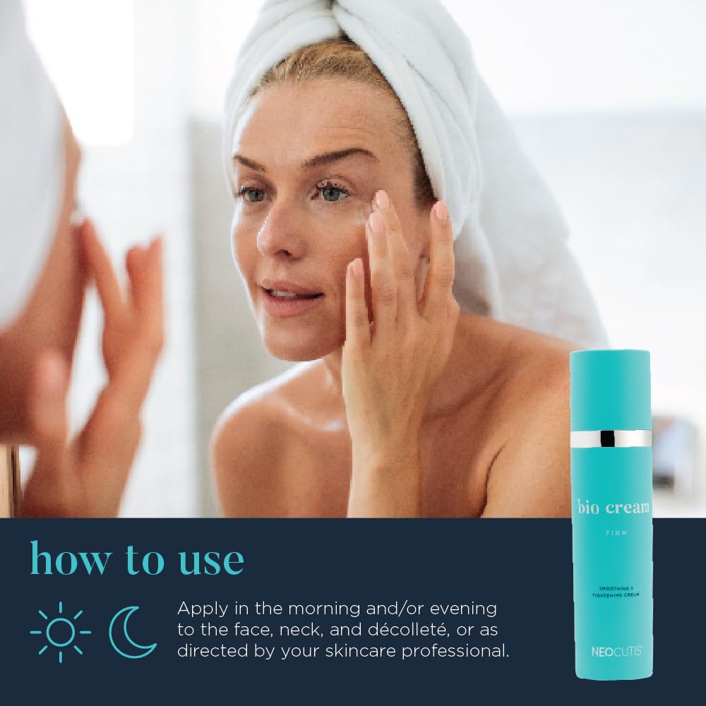 NEOCUTIS Bio Cream Firm, fiche technique montrant format et emballage.