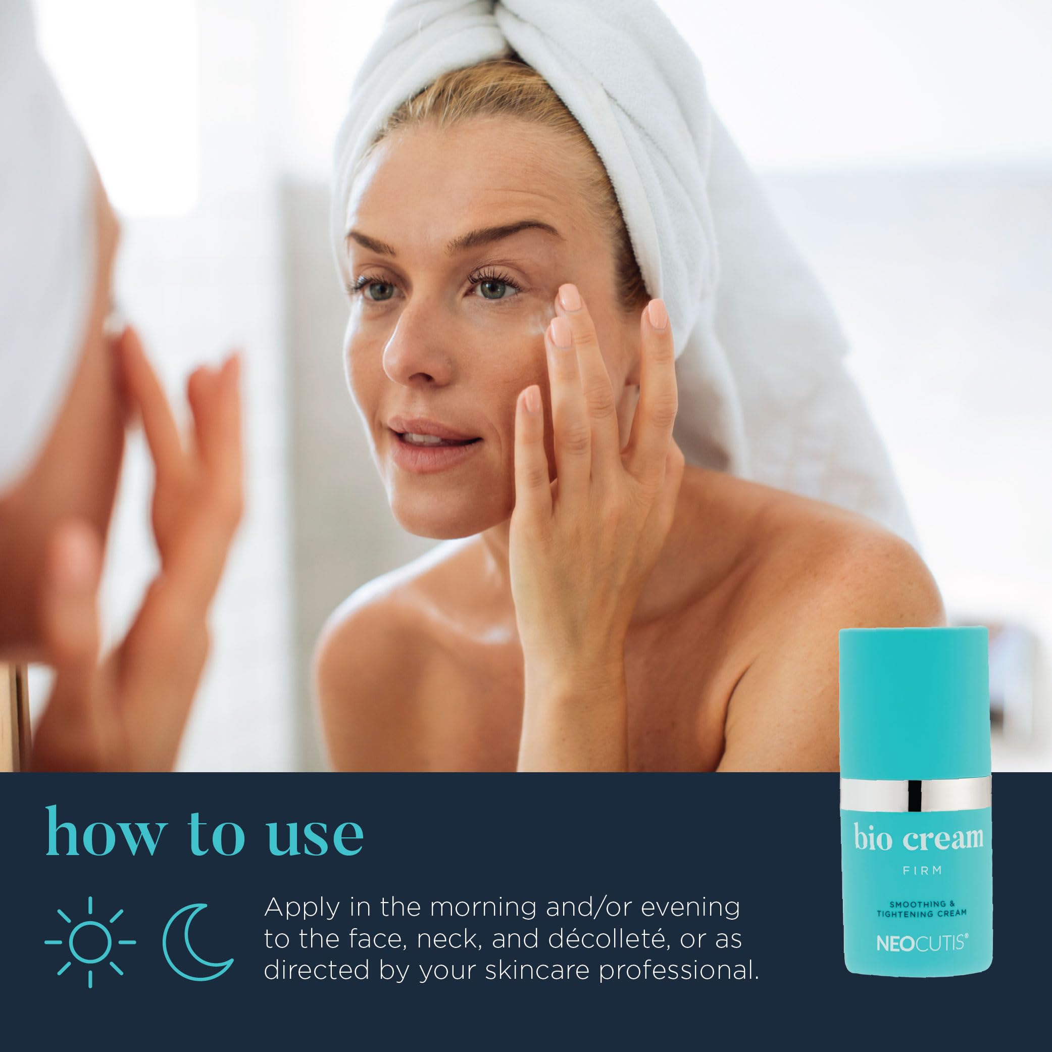 Huile d’argan nourrissante de Neocutis Bio Cream Firm améliorant la texture.