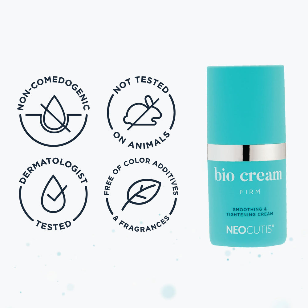 Hydratation riche avec Neocutis Bio Cream Firm pour peau lumineuse.