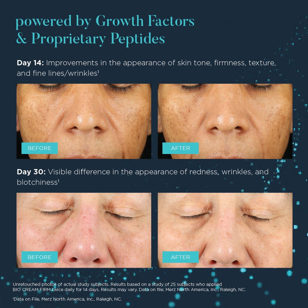 NEOCUTIS Bio Cream Firm, ingrédients clés, peptides pour la peau.