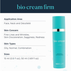 NEOCUTIS Bio Cream Firm, rituel quotidien matin et soir.