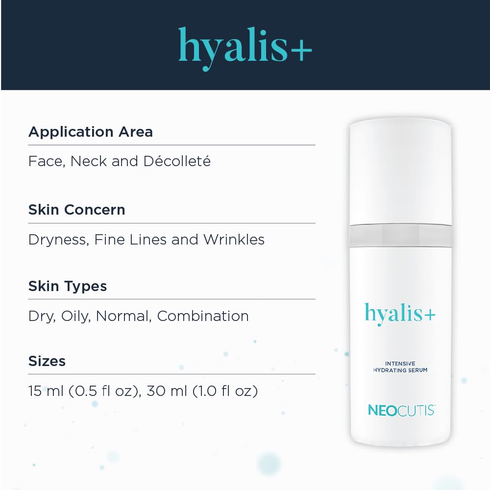 Peau hydratée après utilisation du NEOCUTIS Hyalis+