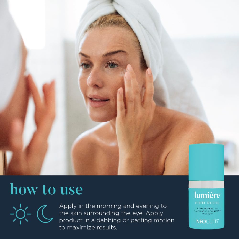 Actifs peptidiques NEOCUTIS Lumière Firm Riche pour le regard