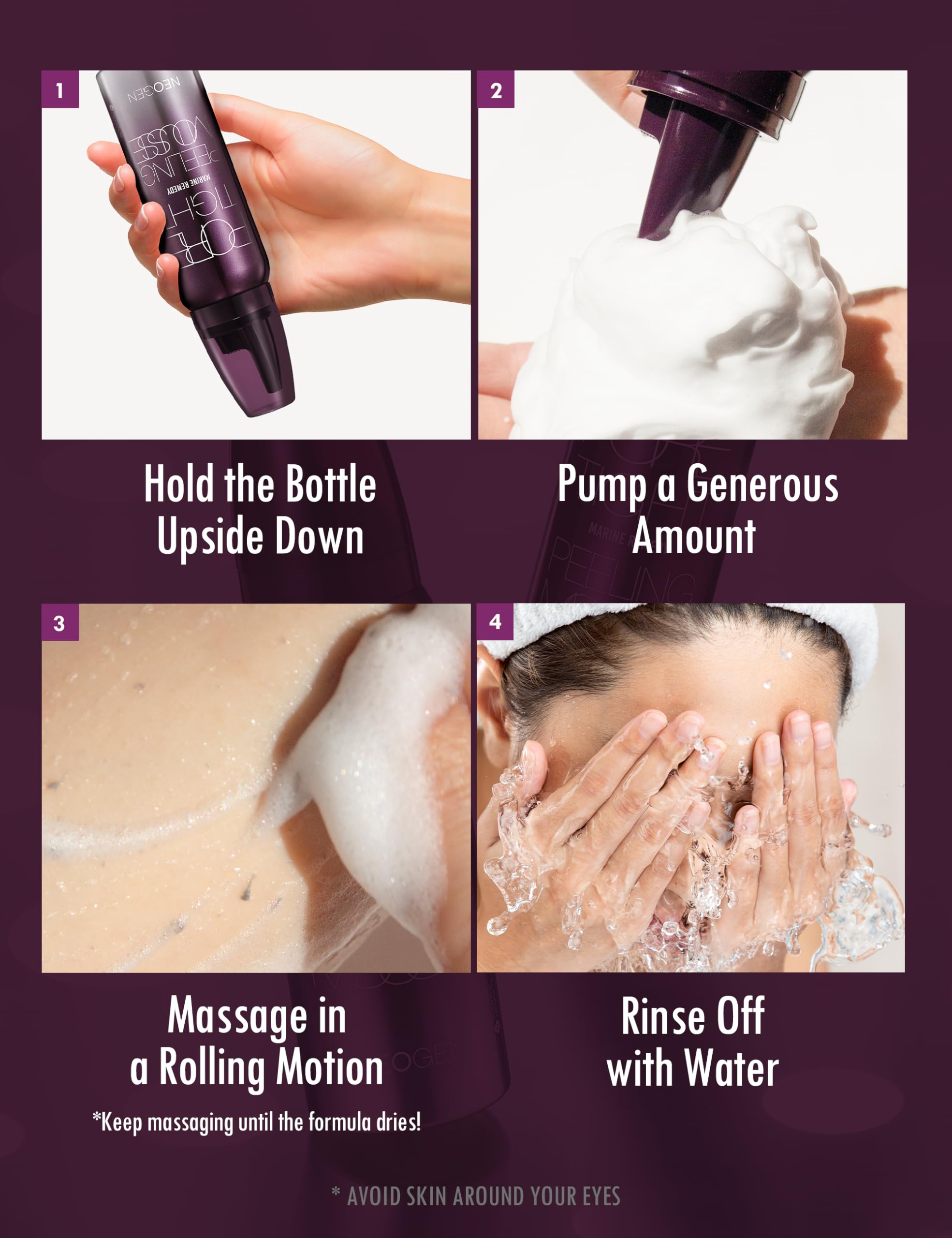 NEOGEN Code9 Texture crème mousse apporte douceur et efficacité lors du soin.