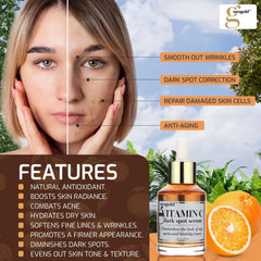 Neogold Sérum Vitamine C – absorption rapide et peau prête pour le soin.
