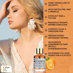Neogold Sérum Vitamine C – peptides et actifs ciblés pour la fermeté.