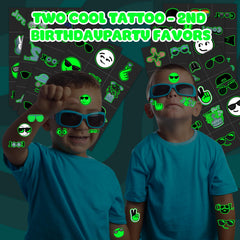 Tatouage Neon Luminous éclat, brille après exposition pour soirées nocturnes.