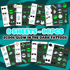 Tatouage Neon Luminous icônes amusantes, idées cadeaux et goodies lumineux.