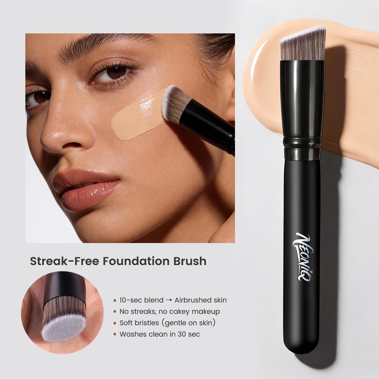 Pinceau anti-cerne NEONIQ pour un contour net.