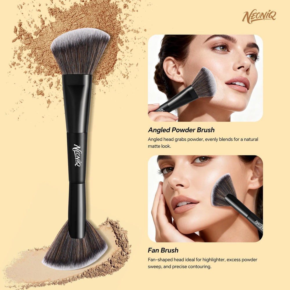 Pinceau fond de teint double-face NEONIQ pour une application homogène.