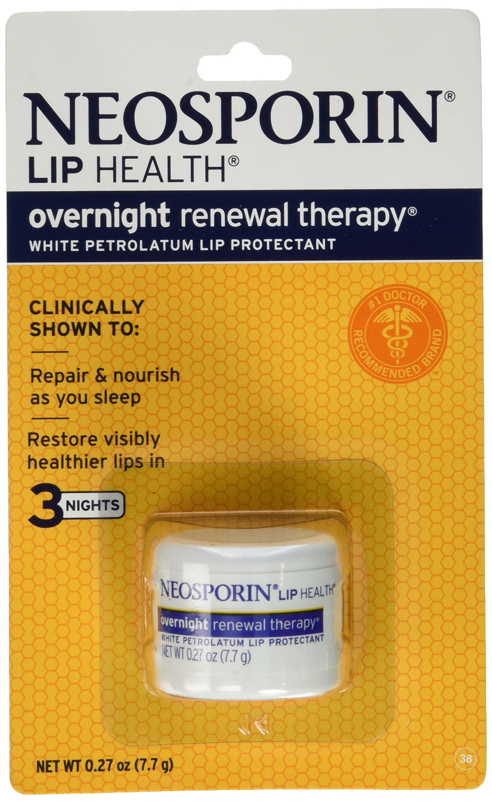 Neosporin Soin Lèvres Nuit Bocal: hydratation et réparation nocturnes.