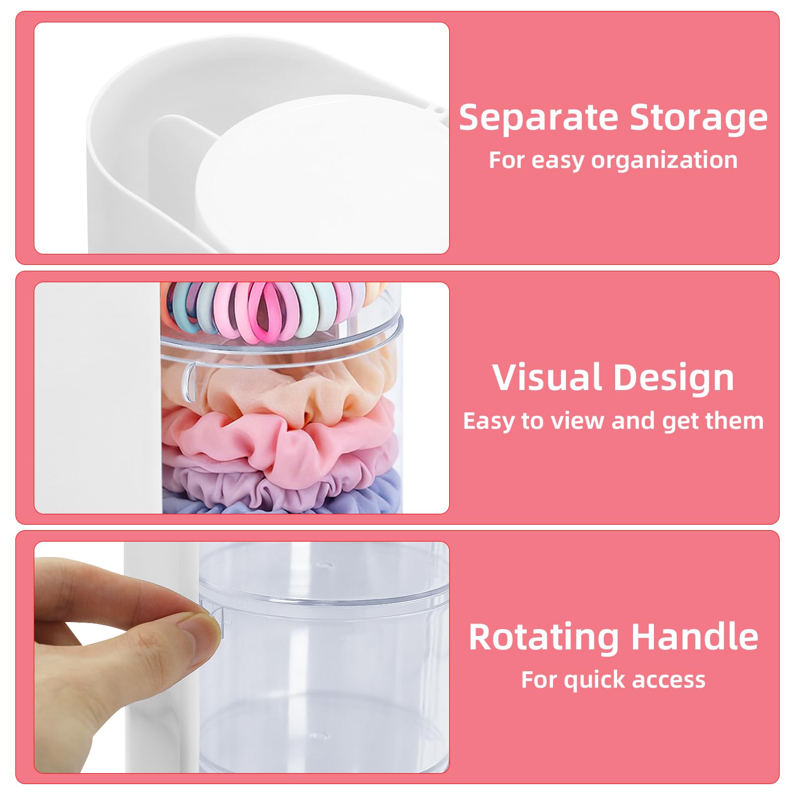 Neotidy Boîte rangement beauté – organisation quotidienne des accessoires.