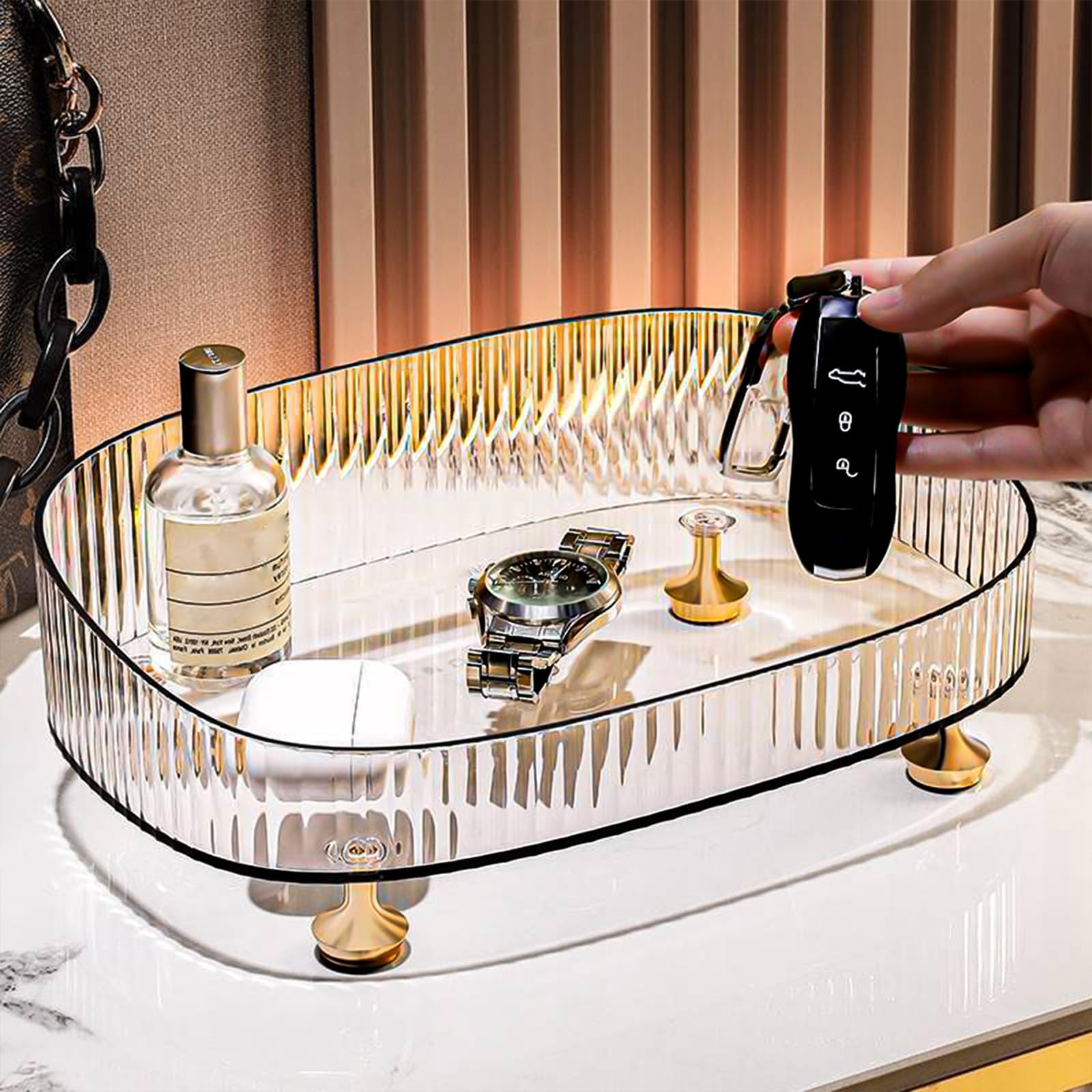 Neotidy plateau cles bijoux entree: rangement d entree pratique pour clés et bijoux.