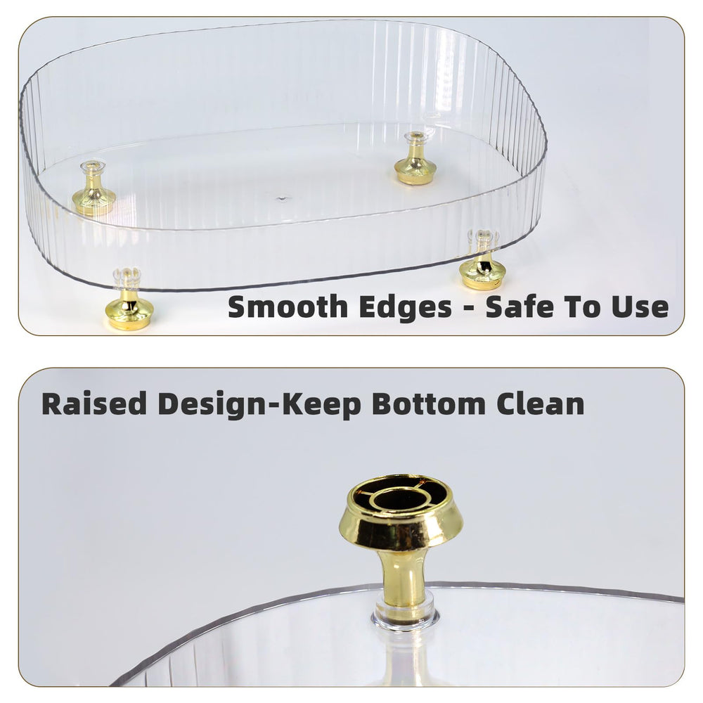 Neotidy plateau vernis accessoires: emplacement dédié pour vernis et outils de manucure.