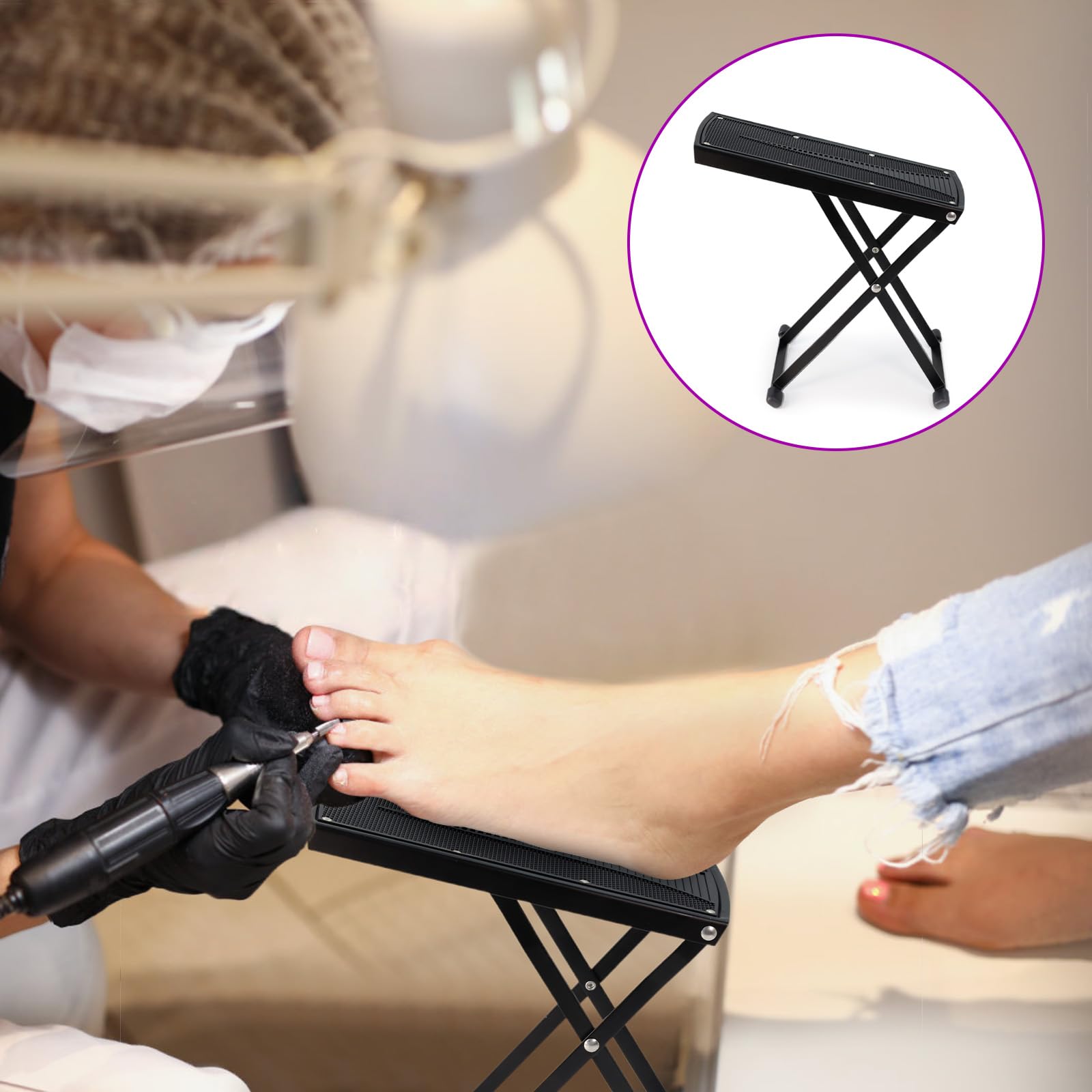 Repose-pieds pédicure neotidy, idée cadeau pratique pour proches.