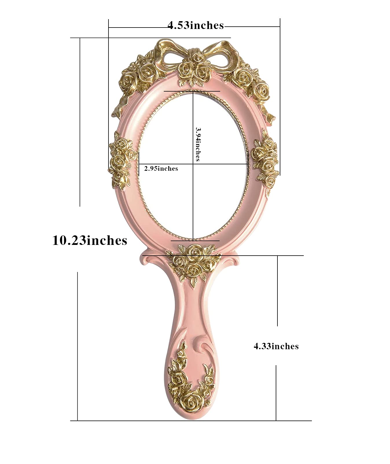 Nerien Miroir en resine ecologique, leger et durable pour emporter partout