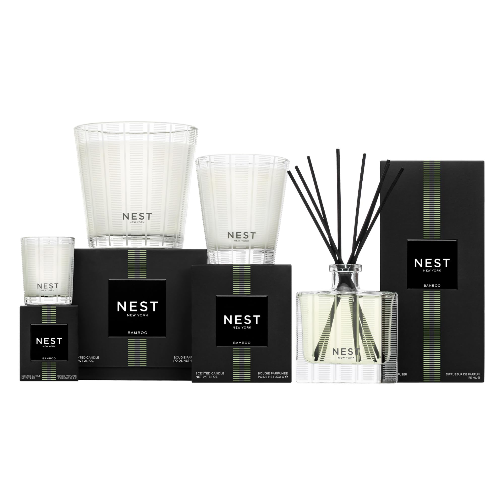 NEST New York Bamboo sans gluten et sans cruauté envers les animaux pour les habitudes de vie.