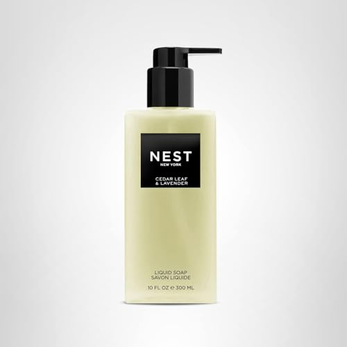 Nest New York Savon Liquide Feuilles de Cèdre et Lavande – Produit sans cruauté et sans gluten