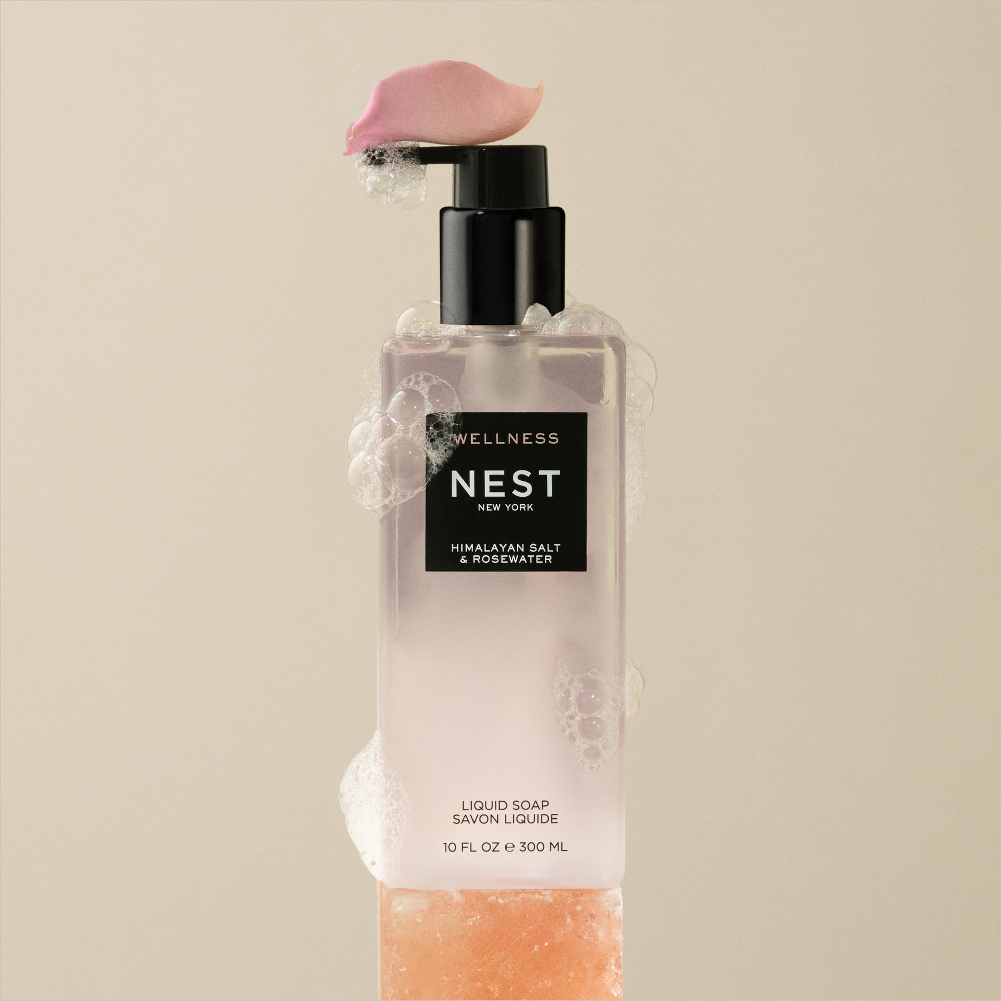 Savon liquide Nest New York rose et géranium, peau nourrie en douceur