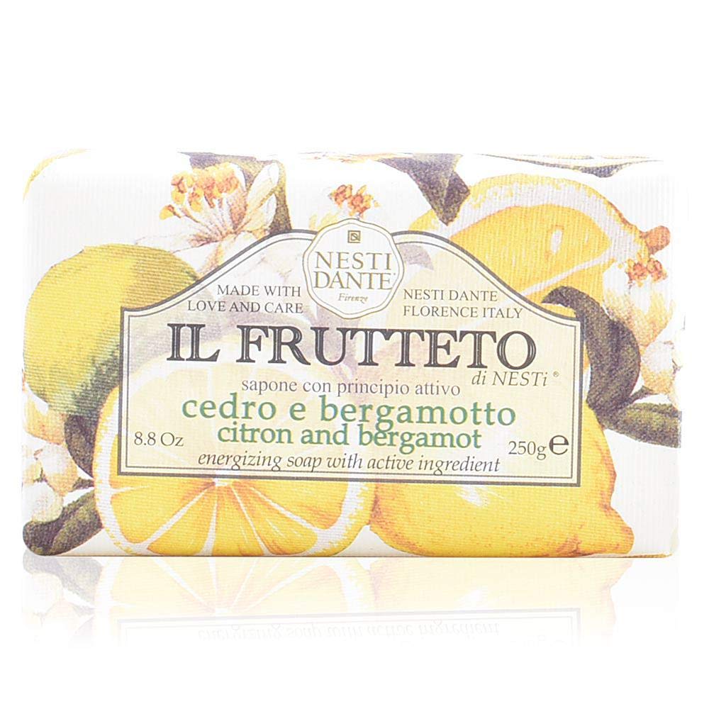 Nesti Dante Frutteto – barre de savon citron-bergamote pour une énergie matinale.