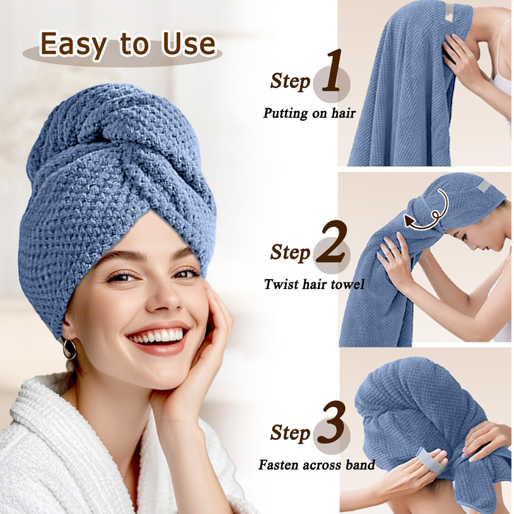 Netcken conseils d’entretien pour prolonger la vie de la serviette microfibre bleu.