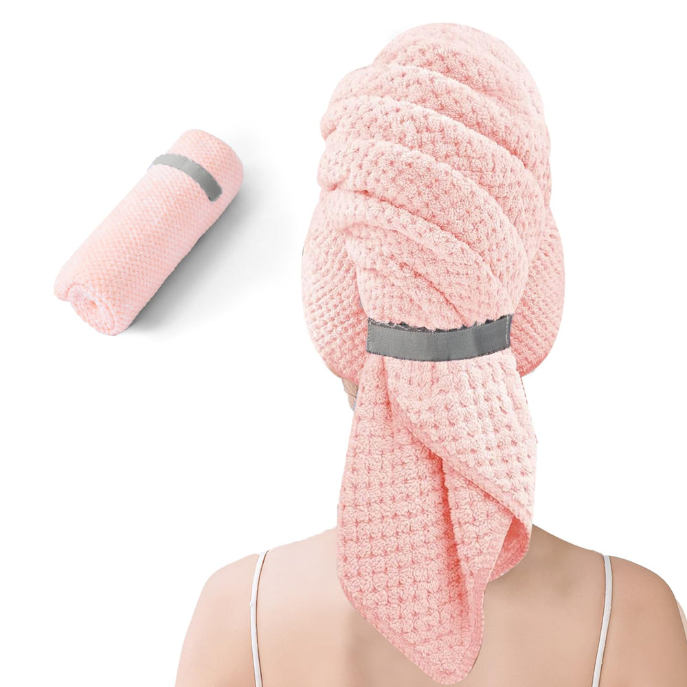 Netcken serviette cheveux microfibre ultra douce, pour un séchage en douceur.