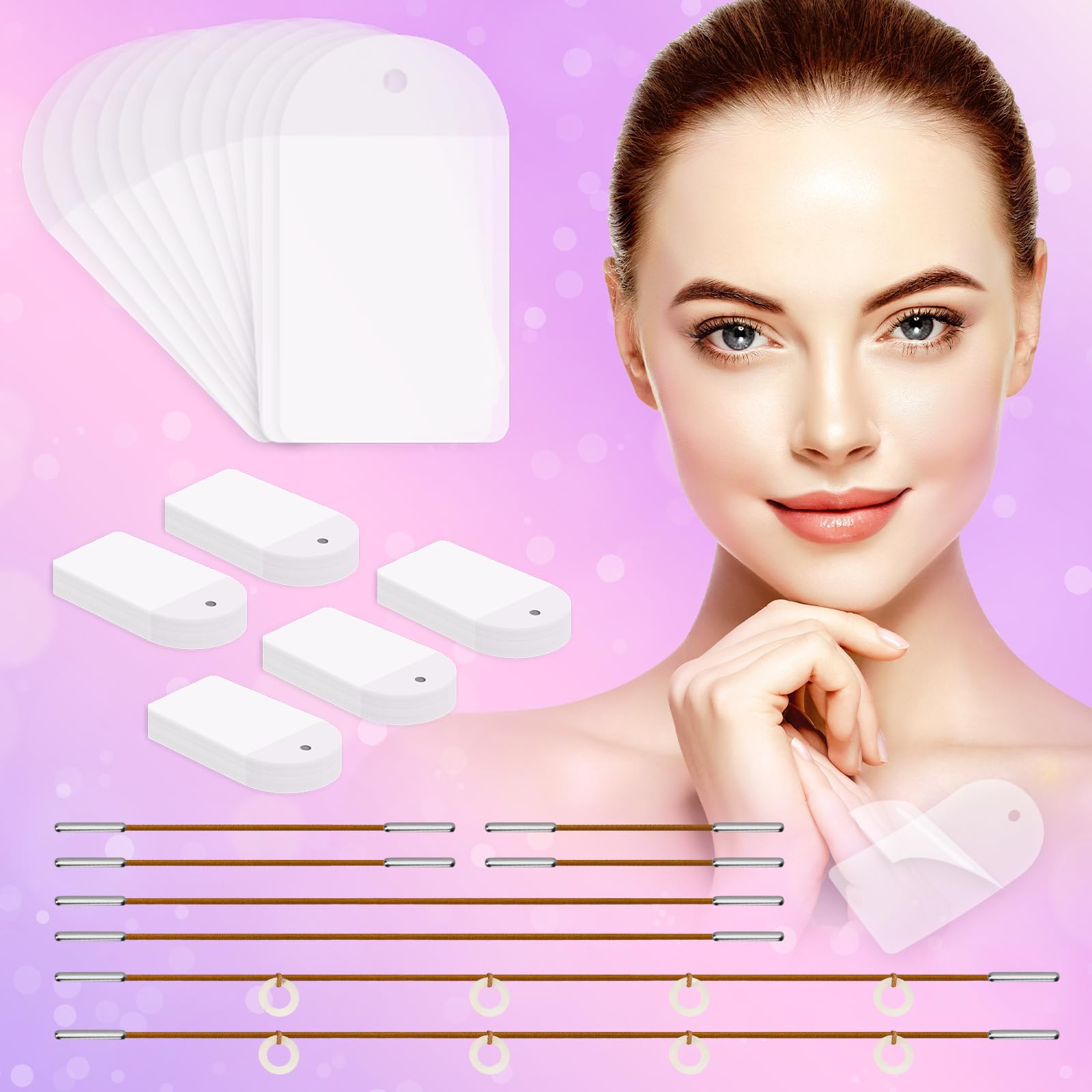 Netlkjonk bande lifting visage invisible en action pour un contour net.