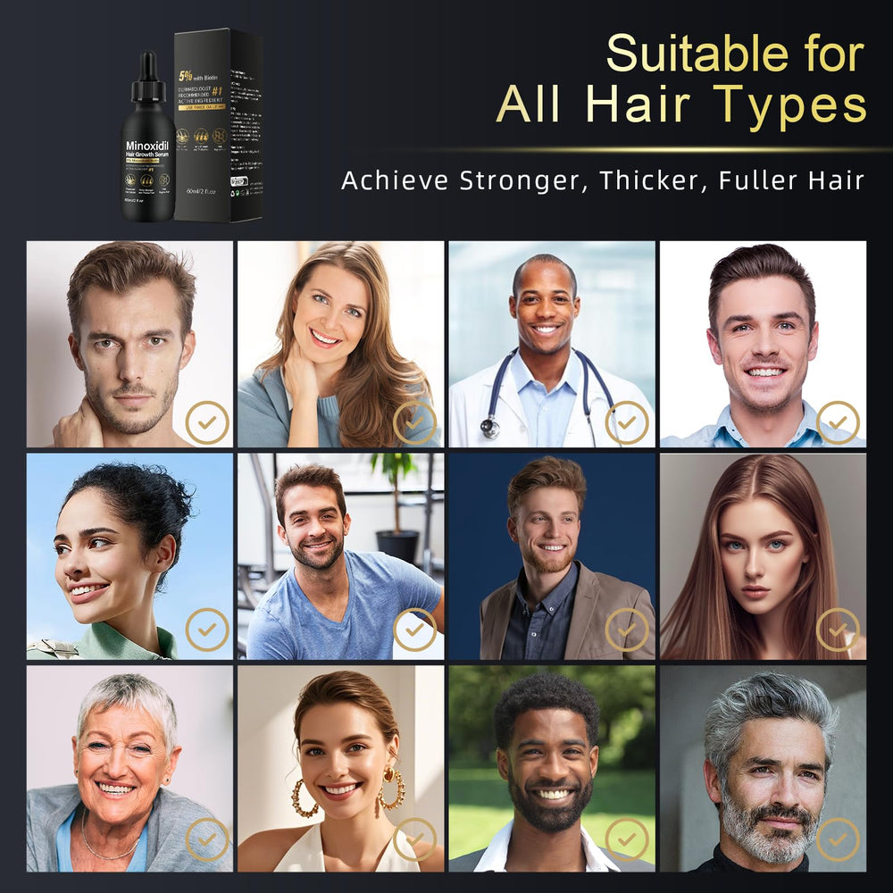 NETYIYUN Minoxidil 5% – Emballage et étiquette du produit