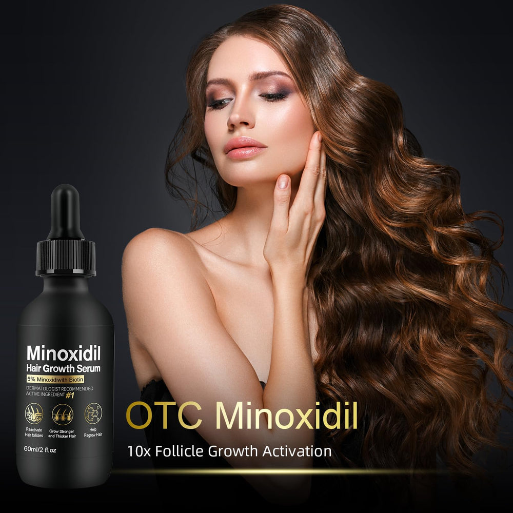NETYIYUN Minoxidil 5% – Pipette de dosage pour application précise sur le cuir chevelu