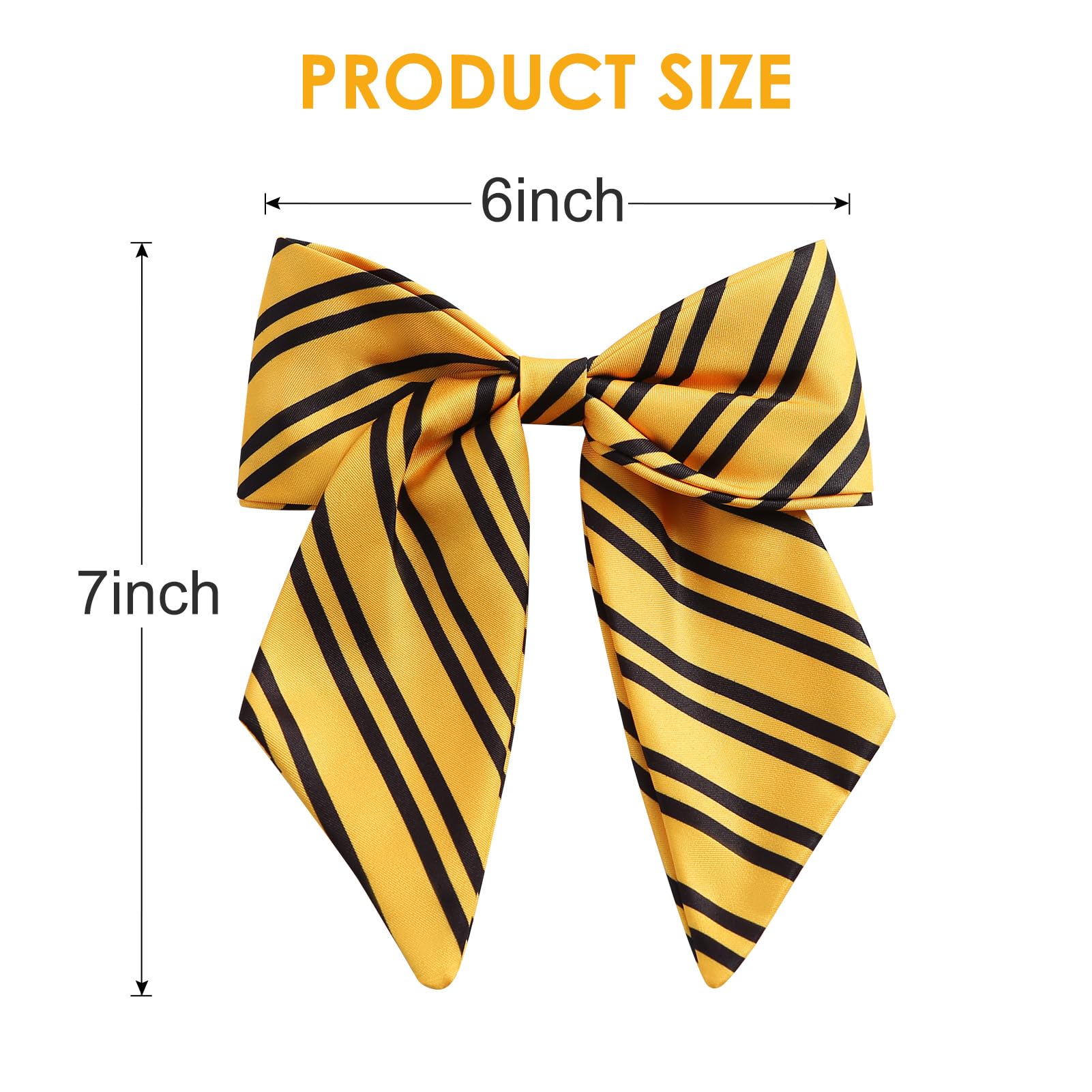 Détail du ruban jaune montrant la texture douce du nœud
