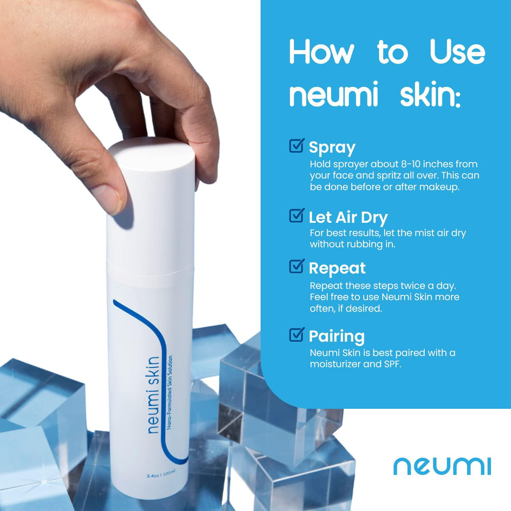 Utilisation quotidienne de NEUMI SKIN, application facile et discrète