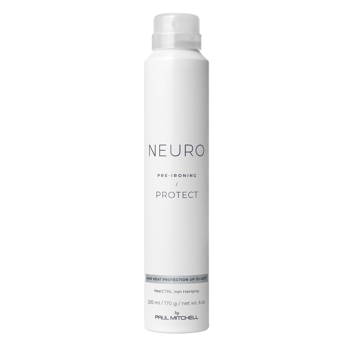 Bouteille Neuro HeatCTRL Hairspray prête pour styliser et protéger la chaleur.
