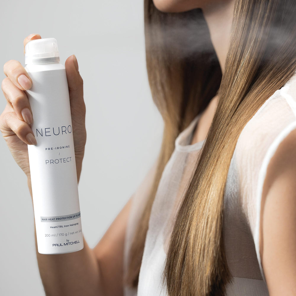 Produit adapté à tous les types de cheveux soumis à la chaleur.