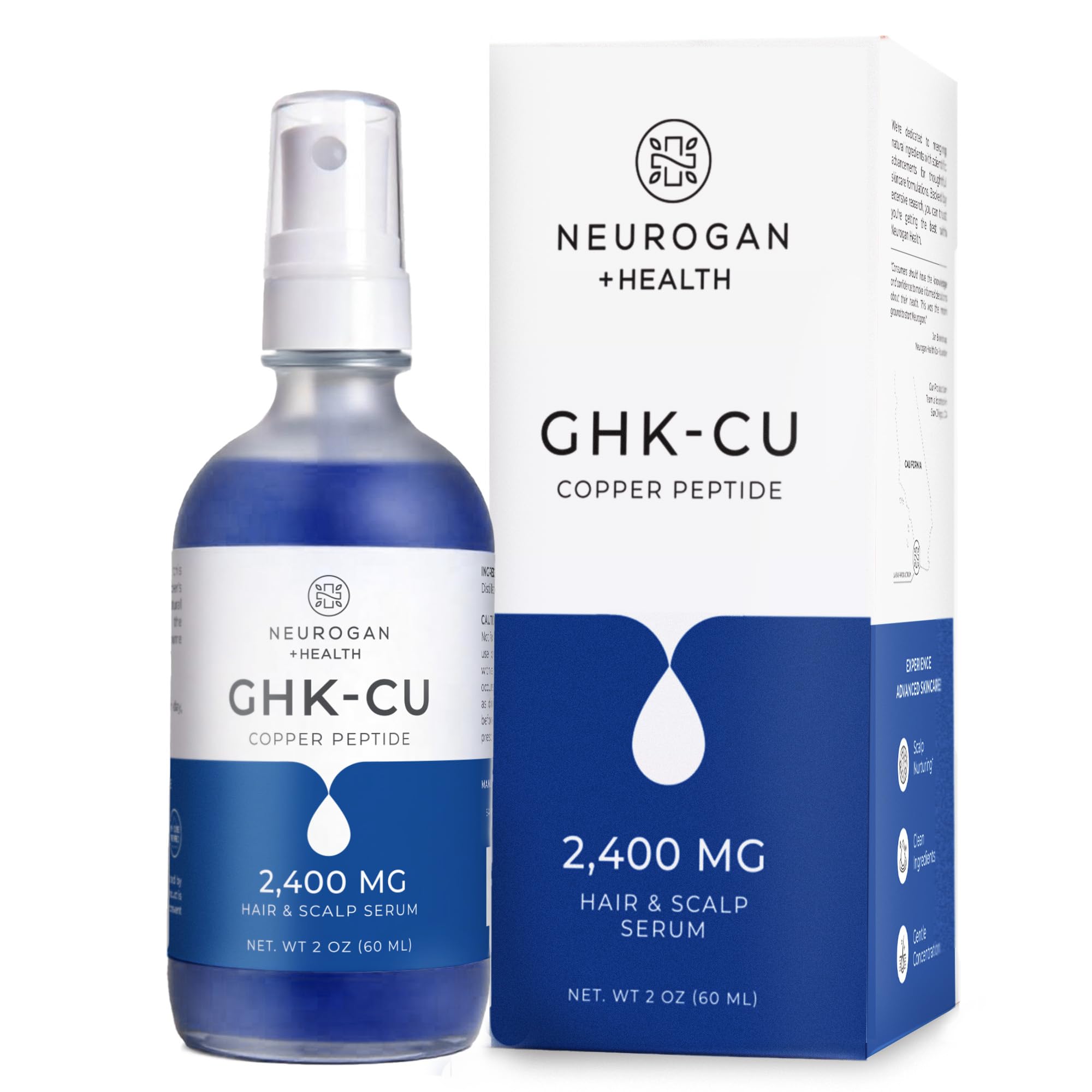 Neurogan GHK-Cu Serum cuir-chevelu: application ciblée et hydratation légère