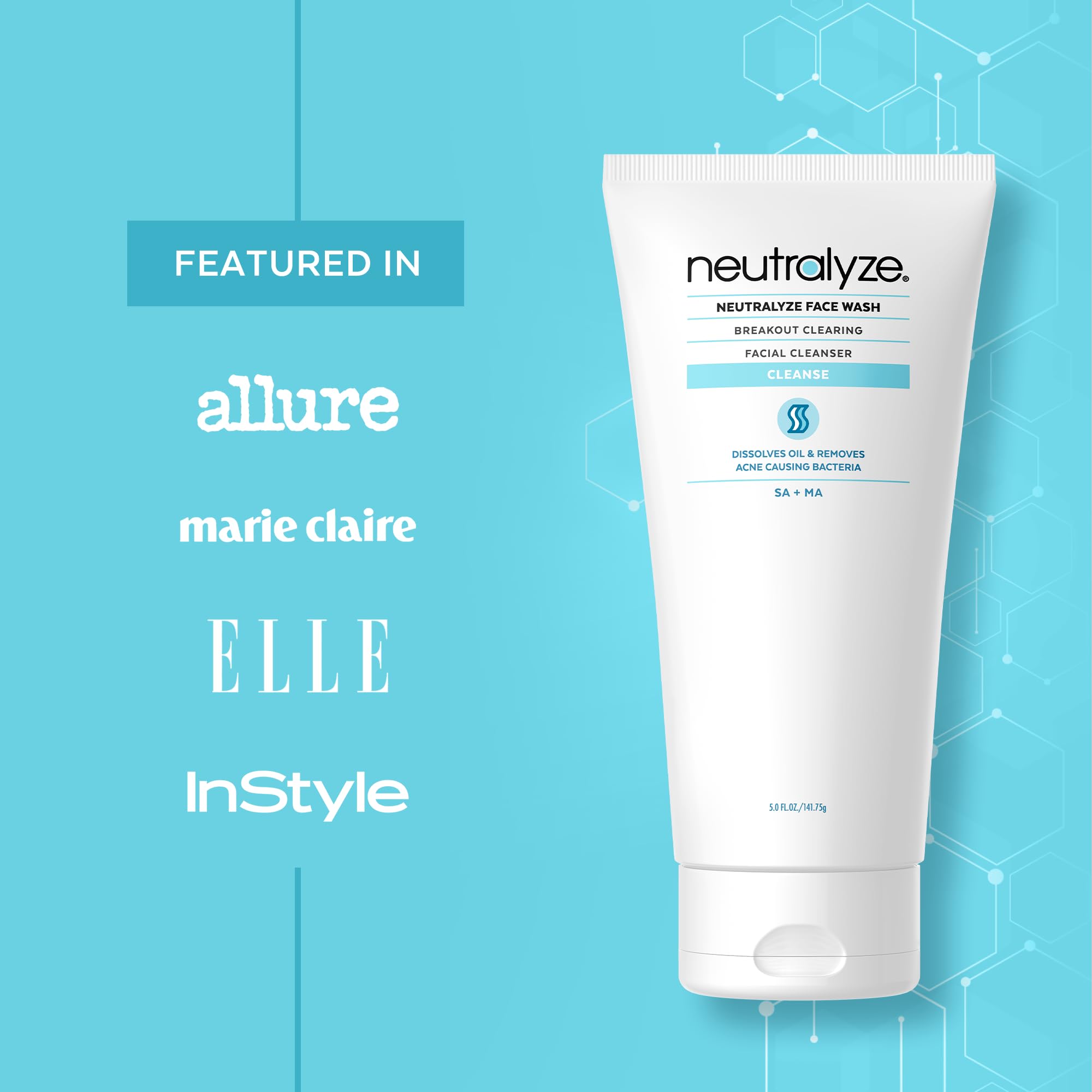 Neutralyze exfolie quotidiennement sans billes pour révéler peau nette.