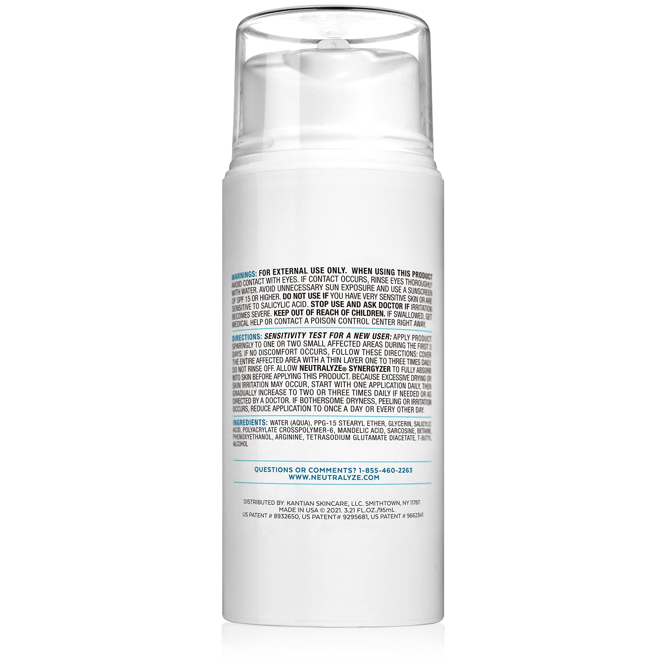 Neutralyze Renewal Complex mandelic acid focus supports gentle exfoliation for clearer tone.