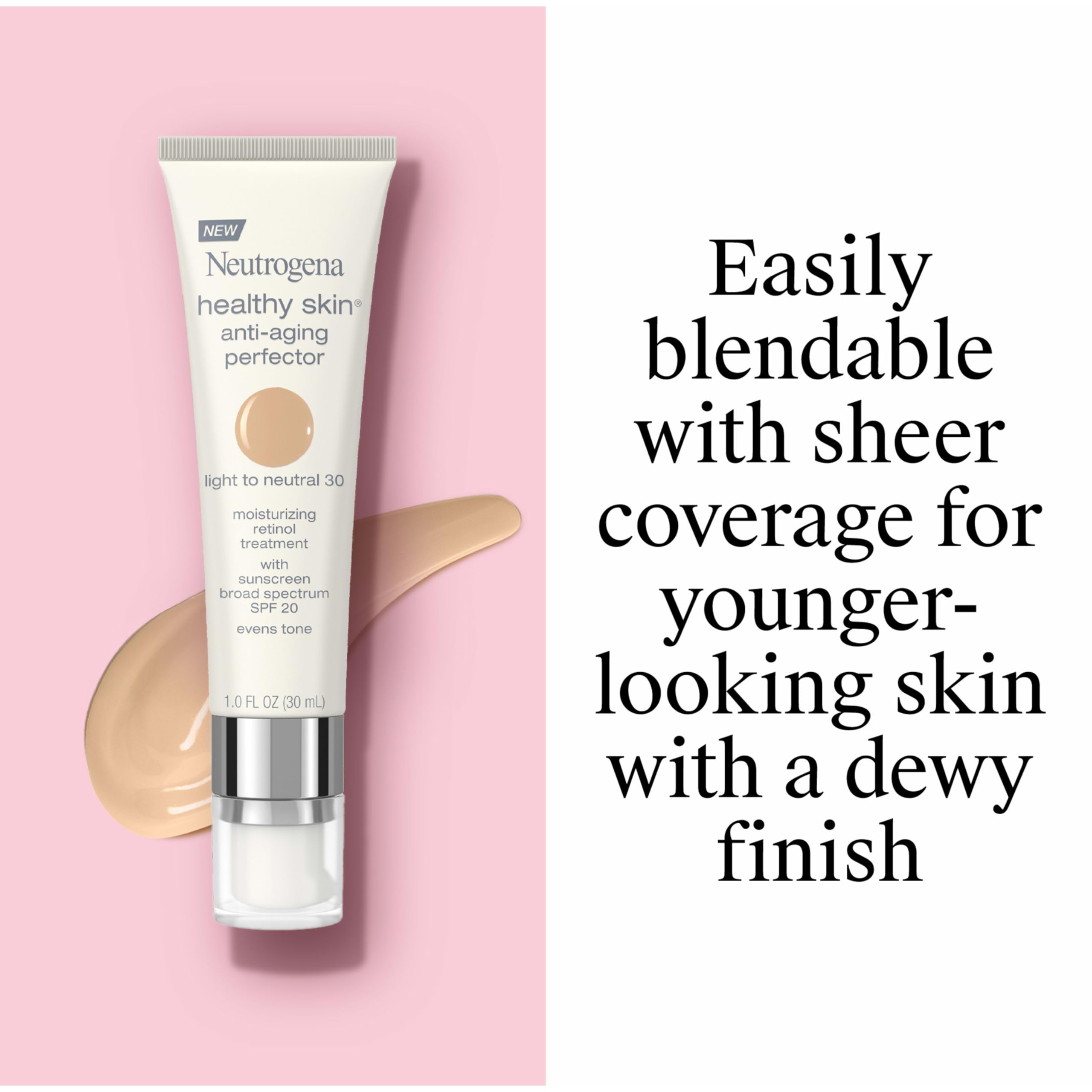 Neutrogena application doigts ou éponges pour un rendu léger