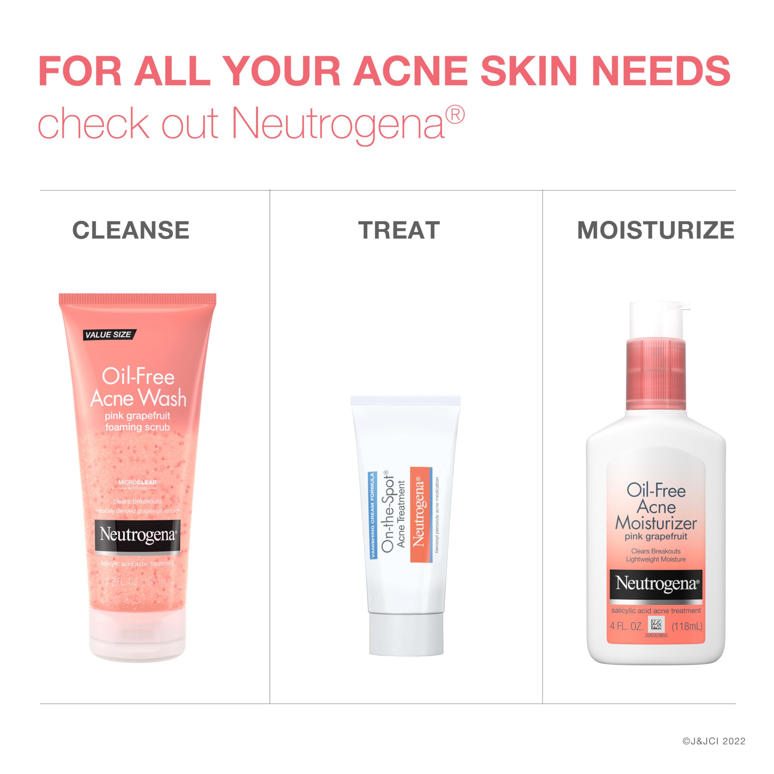 Application quotidienne Neutrogena, visage propre et frais