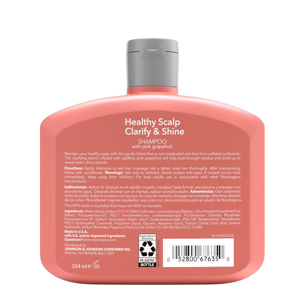 Neutrogena Arôme Pamplemousse Rose — parfum frais pour une sensation de propreté.