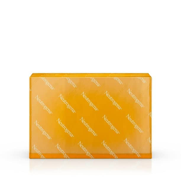 Neutrogena pain-nettoyant-visage-transparent-sans-parfum, glycérine hydratante pour la peau.