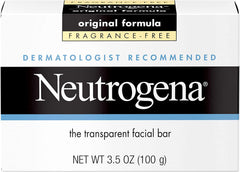 Neutrogena pain-nettoyant-visage-transparent-sans-parfum, purification en douceur pour le quotidien.