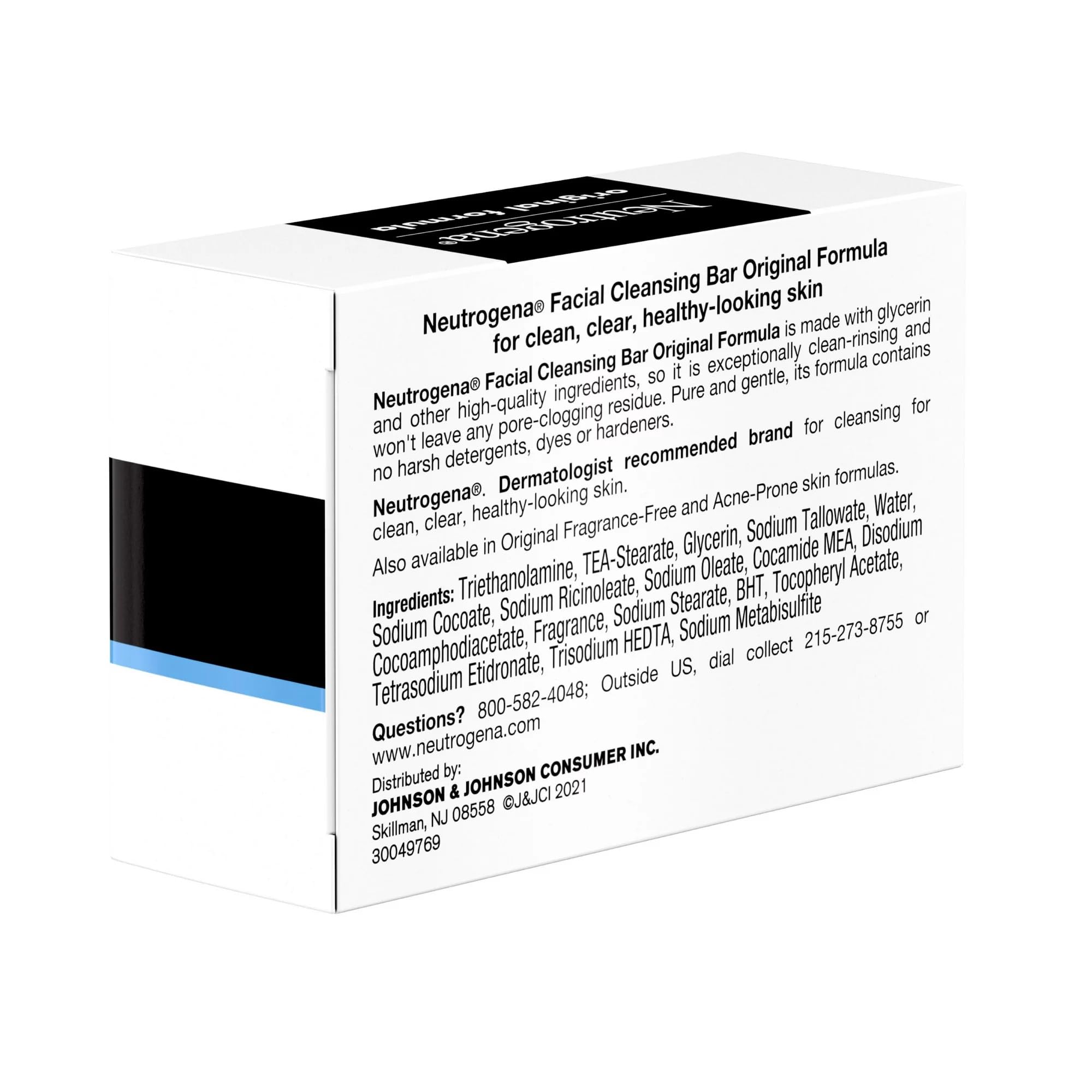 Barre Neutrogena visage format voyage, pratique pour sac de sport.