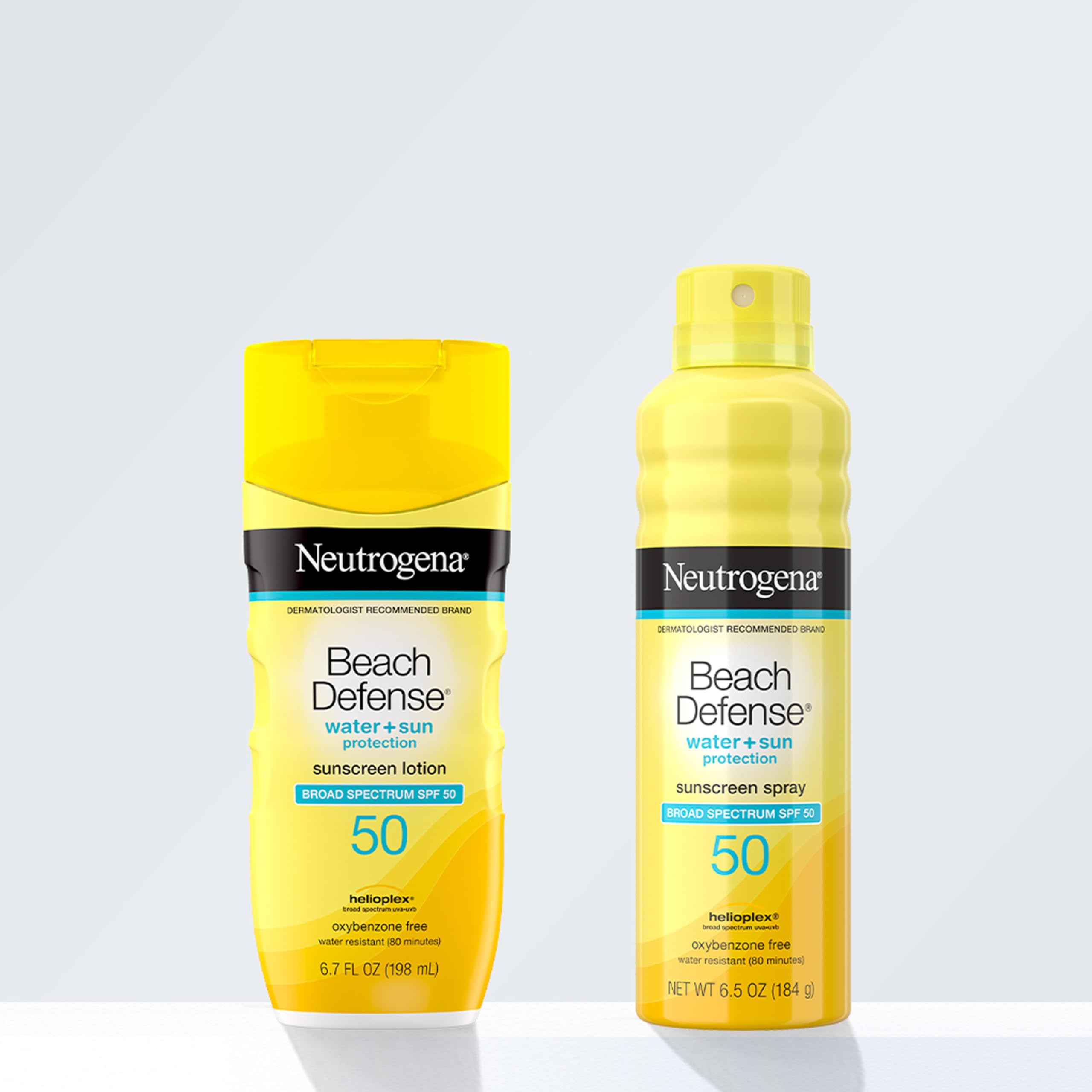 Neutrogena Beach Defense — formule sans PABA, peau sensible