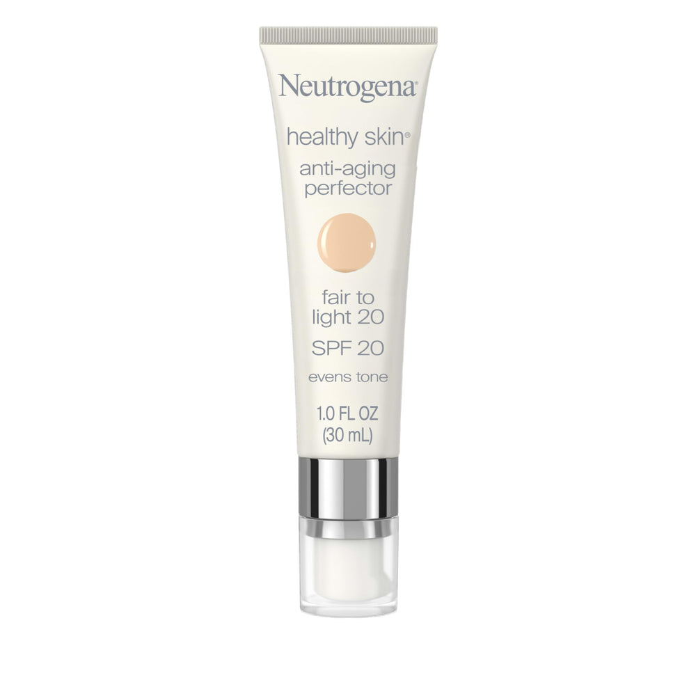 Bouteille Neutrogena Retinol Teintée SPF20, couvrance légère.
